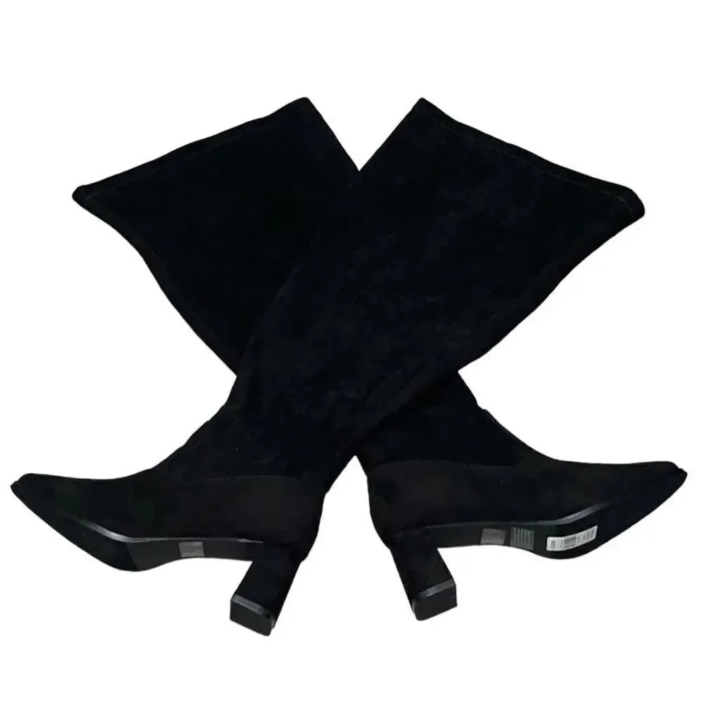 FTF Over-The-Knee Wide-Width/Wide-Calf Faux-Suede Boots